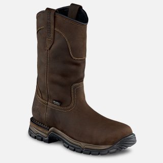 IRISH SETTER | TWO HARBORS-MEN'S 11-INCH WATERPROOF LEATHER SOFT TOE PULL-ON BOOT | STYLISH OUTLET