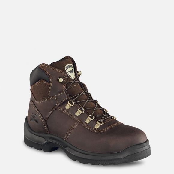 IRISH SETTER | ELY-MEN'S 6-INCH LEATHER SOFT TOE BOOT | STYLISH OUTLET