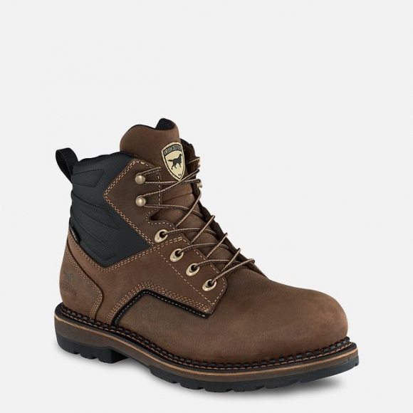 IRISH SETTER | RAMSEY 2.0-MEN'S 6-INCH WATERPROOF LEATHER SOFT TOE BOOT | STYLISH OUTLET