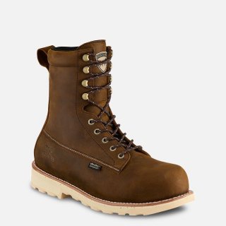 IRISH SETTER | WINGSHOOTER ST-MEN'S 8-INCH WATERPROOF LEATHER SAFETY TOE BOOT | STYLISH OUTLET