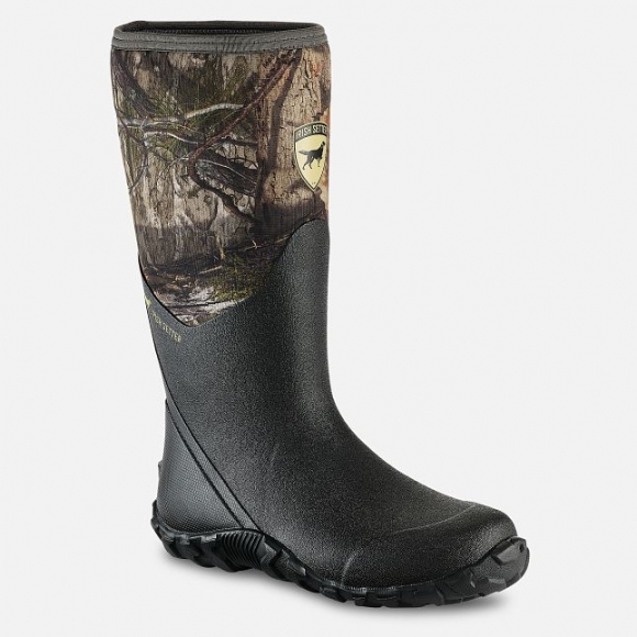 IRISH SETTER | MUDTREK-UNISEX 15-INCH WATERPROOF RUBBER FULL FIT PULL-ON BOOT | STYLISH OUTLET