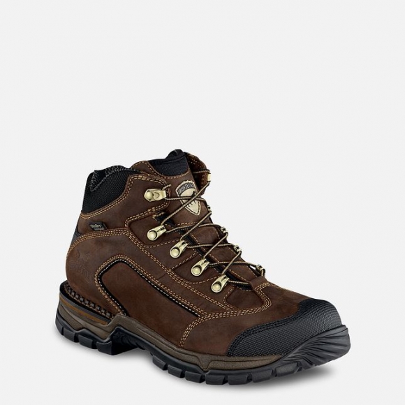 IRISH SETTER | TWO HARBORS-MEN'S WATERPROOF LEATHER SAFETY TOE HIKING BOOT | STYLISH OUTLET