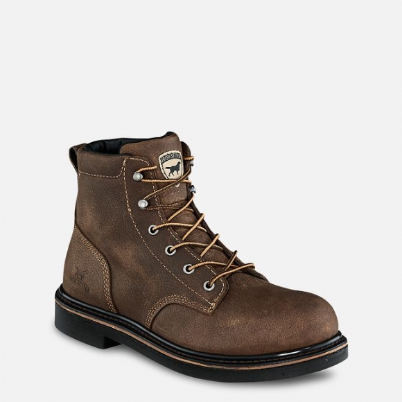 IRISH SETTER | FARMINGTON-MEN'S 6-INCH LEATHER SOFT TOE BOOT | STYLISH OUTLET