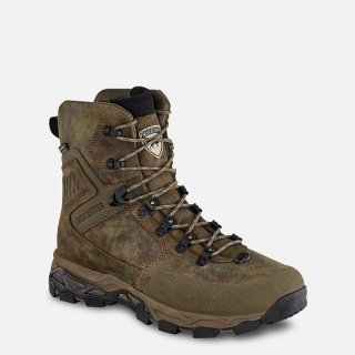 IRISH SETTER | PINNACLE-MEN'S 9-INCH WATERPROOF LEATHER INSULATED FIELD CAMO BOOT | STYLISH OUTLET