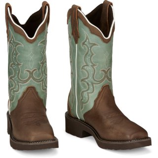 Justin | Special Offer Women's Raya Distressed Brown