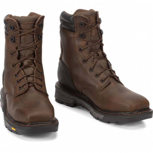 Justin | Special Offer Men's Pipefitter Steel Toe Chocolate Brown