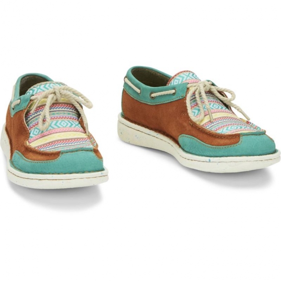 Justin | Special Offer Women's Boatie Turquoise