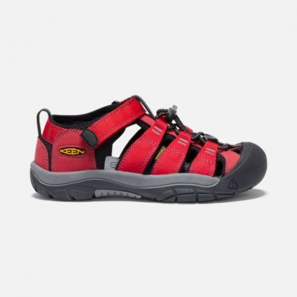 Keen | Online Outlet Big Kids' Newport H2-Ribbon Red/Gargoyle