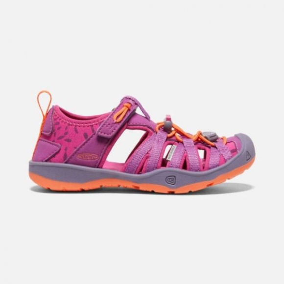 Keen | Online Outlet Little Kids' Moxie Sandal-Purple Wine/Nasturtium