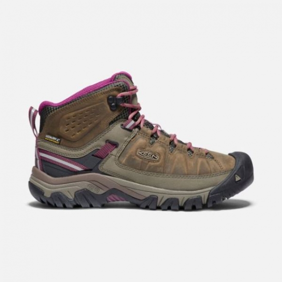 Keen | Cheap Sale Women's Targhee III Waterproof Mid-WEISS/BOYSENBERRY