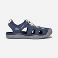 Keen | Online Outlet Men's SOLR Sandal-Navy/Steel Grey