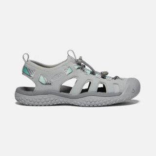 Keen | Cheap Sale Women's SOLR Sandal-Light Gray/Ocean Wave