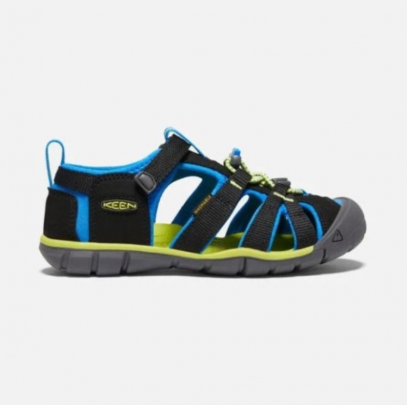 Keen | Online Outlet Big Kids' Seacamp II CNX-Black/Brilliant Blue