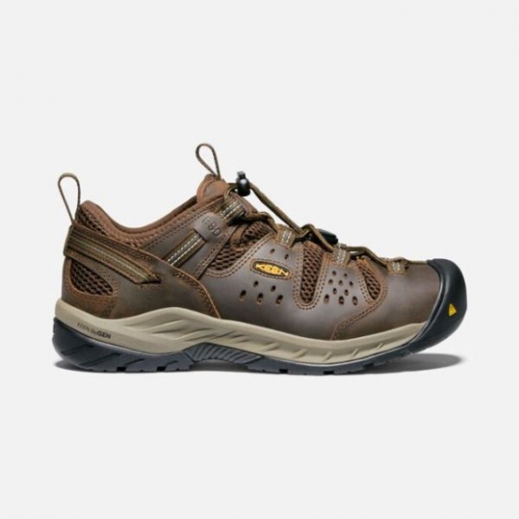 Keen | Online Outlet Men's Atlanta Cool II ESD (Soft Toe)-Cascade Brown/Forest Night