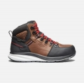 Keen | Cheap Sale Men's Red Hook Waterproof Boot (Carbon-Fiber Toe)-Tobacco/Black