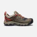 Keen | Online Outlet Men's Ridge Flex Waterproof-Timberwolf/Ketchup