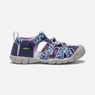 Keen | Online Outlet Big Kids' Seacamp II CNX-Black Iris/African Violet