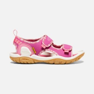 Keen | Online Outlet Big Kids' Knotch Creek Open-Toe Sandal-Pink/Multi