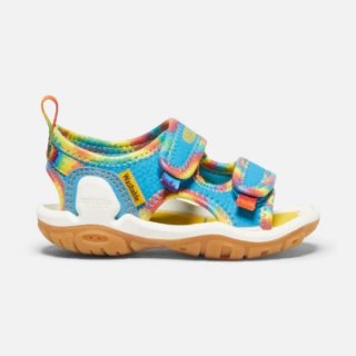 Keen | Online Outlet Toddlers' Knotch Creek Open-Toe Sandal-Tie Dye/Vivid Blue