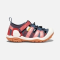 Keen | Online Outlet Little Kids' Knotch Creek Sandal-Navy/Stripes