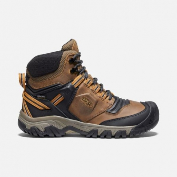 Keen | Cheap Sale Men's Ridge Flex Waterproof Boot-Bison/Golden Brown