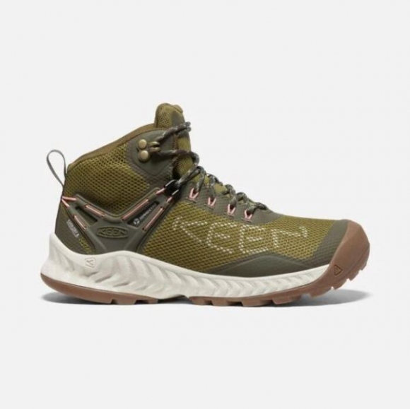 Keen | Cheap Sale Women's NXIS EVO Waterproof Boot-Olive Drab/Birch