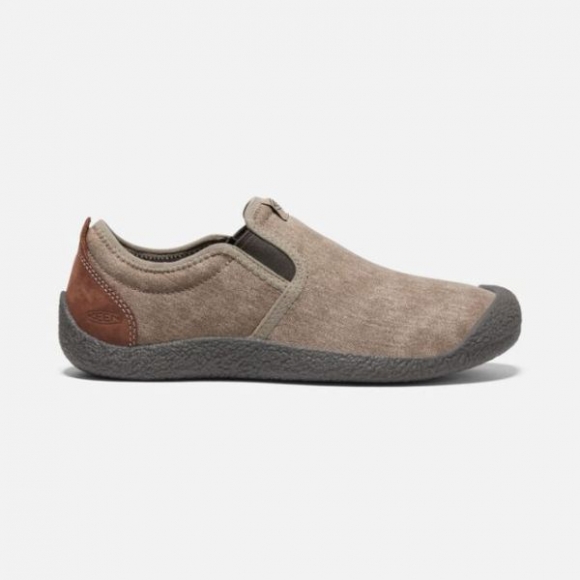 Keen | Online Outlet Men's Howser Canvas Slip-On-Timberwolf/Bison