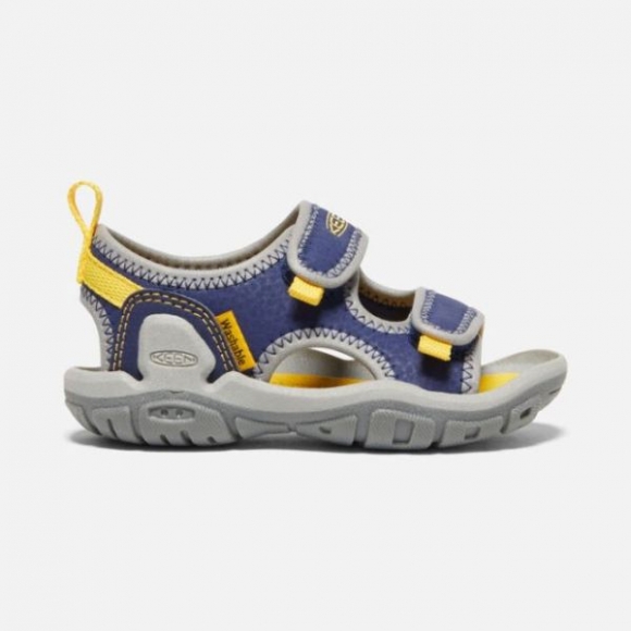 Keen | Online Outlet Toddlers' Knotch Creek Open-Toe Sandal-Blue Depths/KEEN Yellow