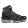 New Arrivals Lowa Men's Innox Pro GTX Mid-Black/Gray New Arrivals Lowa Men's Innox Pro GTX Mid-Black/Gray