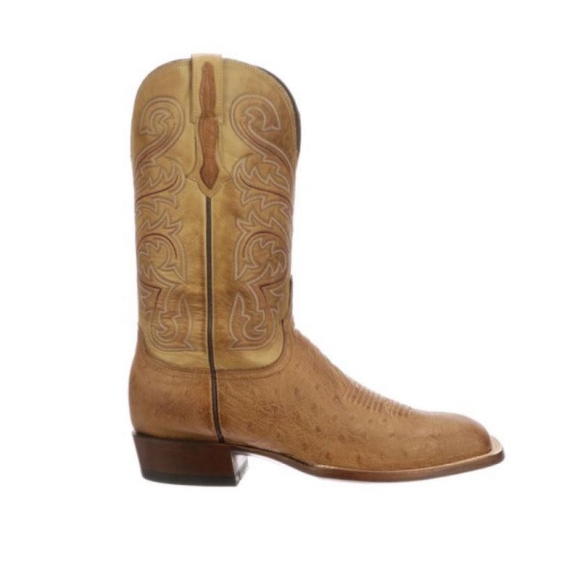 Lucchese | Men's Lance - Barnwood + Antique Saddle | Special Offer