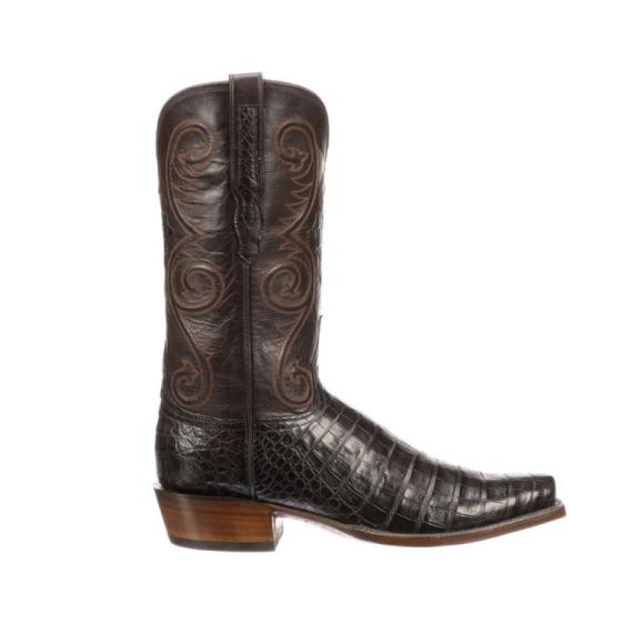 Lucchese | Men's Jones - Chocolate + Dark Brown | Special Offer