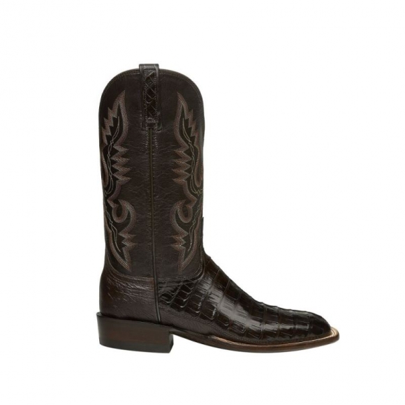 Lucchese | Men's Trent - Chocolate + Dark Brown | Special Offer