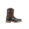 Lucchese | Women's Ruth Short - Black + Chocolate | Special Offer