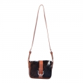 Lucchese | Women's Mini Cowprint Bag - Tan/Brown/White | Special Offer