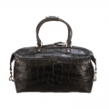 Lucchese | Men's Giant Gator Duffel - Small - Black | Special Offer