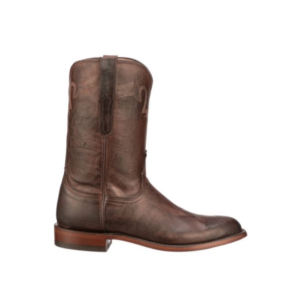 Lucchese | Men's Sunset Roper - Chocolate | Special Offer