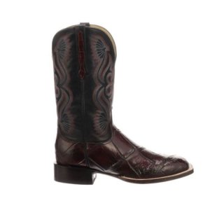 Lucchese | Men's Roy - Black Cherry + Black | Special Offer