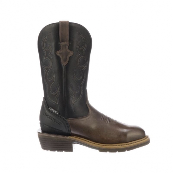 Lucchese | Men's Welted Western 12" Work Boot - Mocha | Special Offer