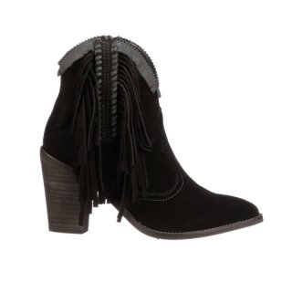 Lucchese | Women's Sofia Fringe - Black | Special Offer