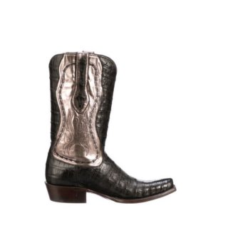 Lucchese | Men's Barcenas Ayala - Black + Pewter | Special Offer