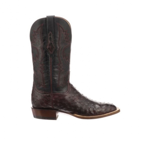 Lucchese | Men's Cliff - Black Cherry + Black | Special Offer