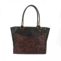 Lucchese | Women's Tooled Tote Bag - Black | Special Offer