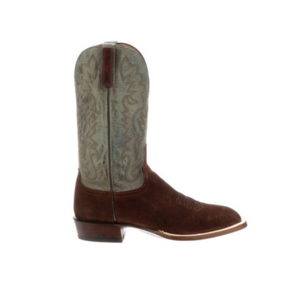 Lucchese | Men's Levi - Rust + Sky Blue | Special Offer