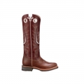 Lucchese | Women's Ruth Tall - Tan + Red | Special Offer