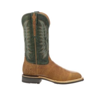 Lucchese | Men's Rudy - Cognac + Green | Special Offer