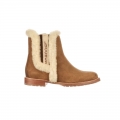 Lucchese | Women's Shearling Garden Boot - Tan | Special Offer