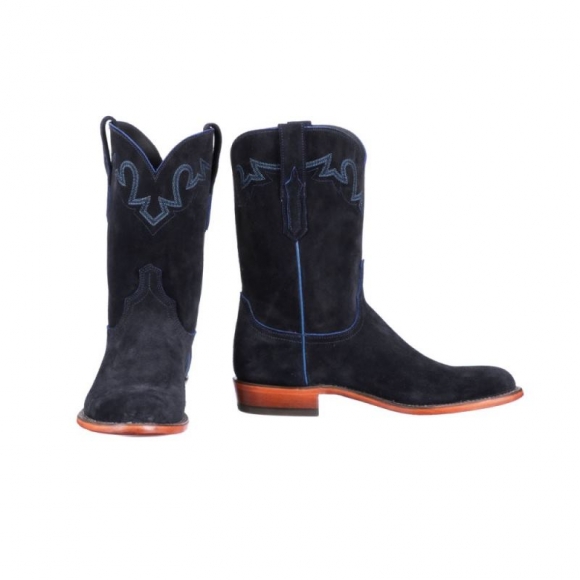 Lucchese | Men's Sunset Suede - Navy | Special Offer