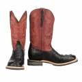 Lucchese | Men's Rowdy Hornback Caiman - Black | Special Offer