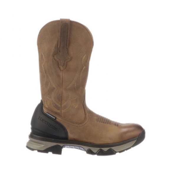 Lucchese | Men's Performance Molded 12" Pull On Work Boot - Acorn | Special Offer