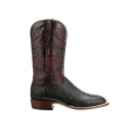 Lucchese | Men's Lance - Black + Black Cherry | Special Offer